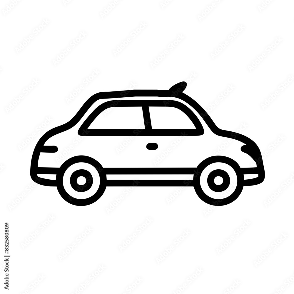 Car Outline Icon Car Outline Icon