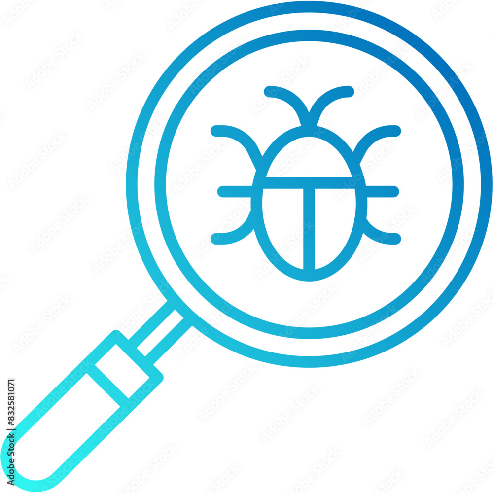 Bug Search vector design logo icon.svg Bug Search vector design logo icon.svg