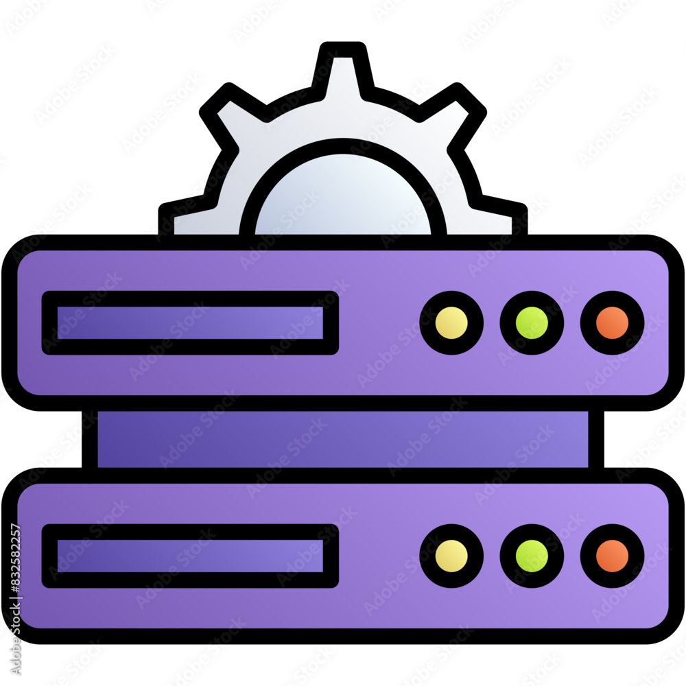 Database Settings vector design logo icon.svg Database Settings vector design logo icon.svg