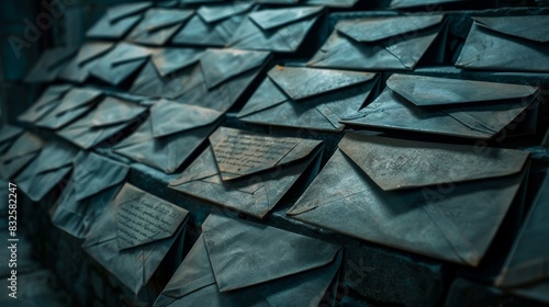 Unknown Emails Screenshots or visual representations of email inboxes flooded with unknown or suspicious emails
