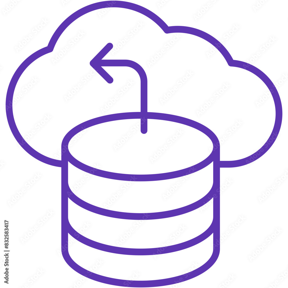 Database Backup vector design logo icon.svg Database Backup vector design logo icon.svg
