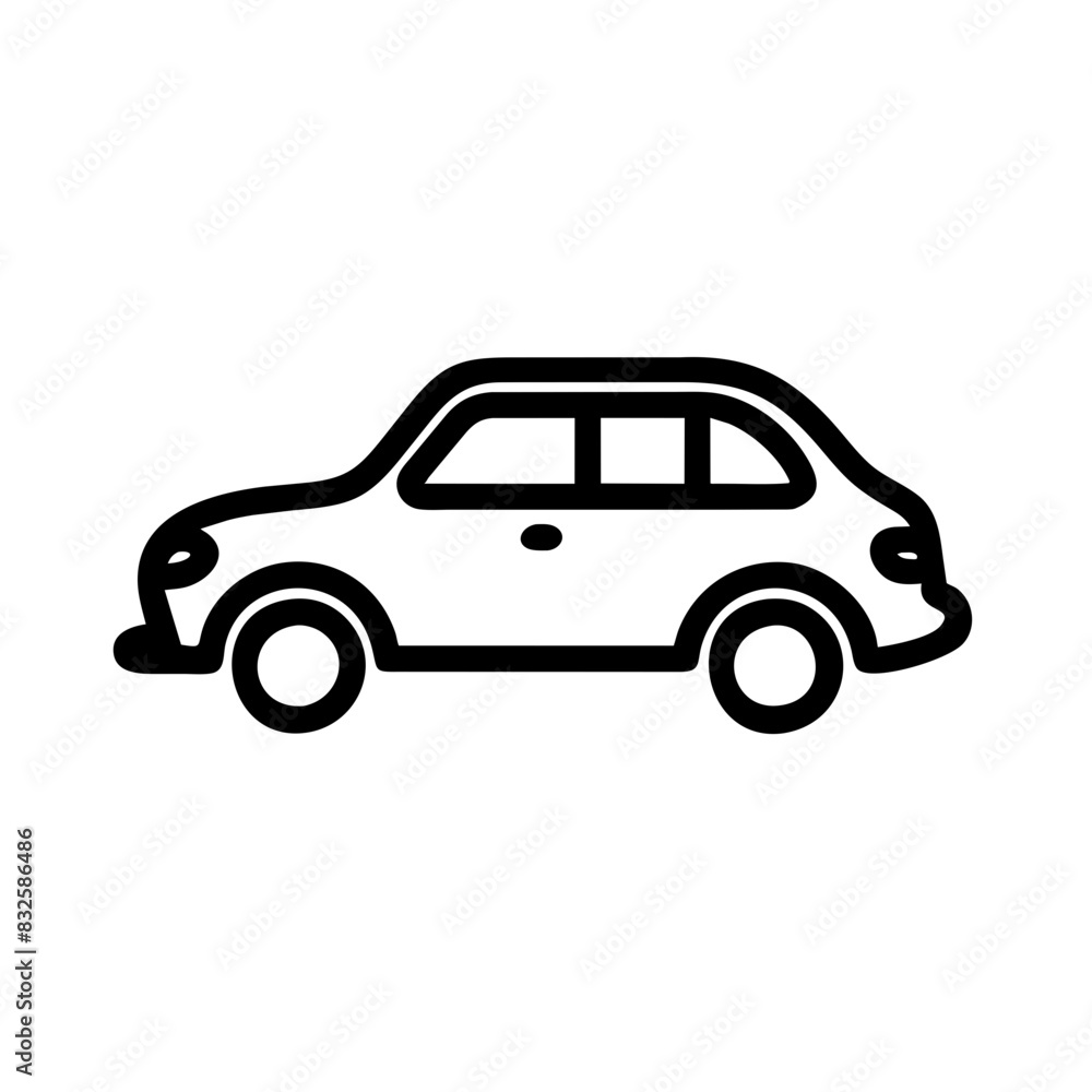 Outline Car Icon Outline Car Icon