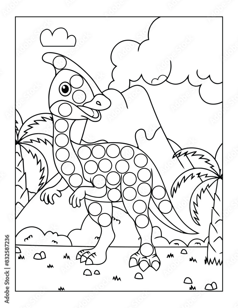 dinosaurs dot marker book for kids