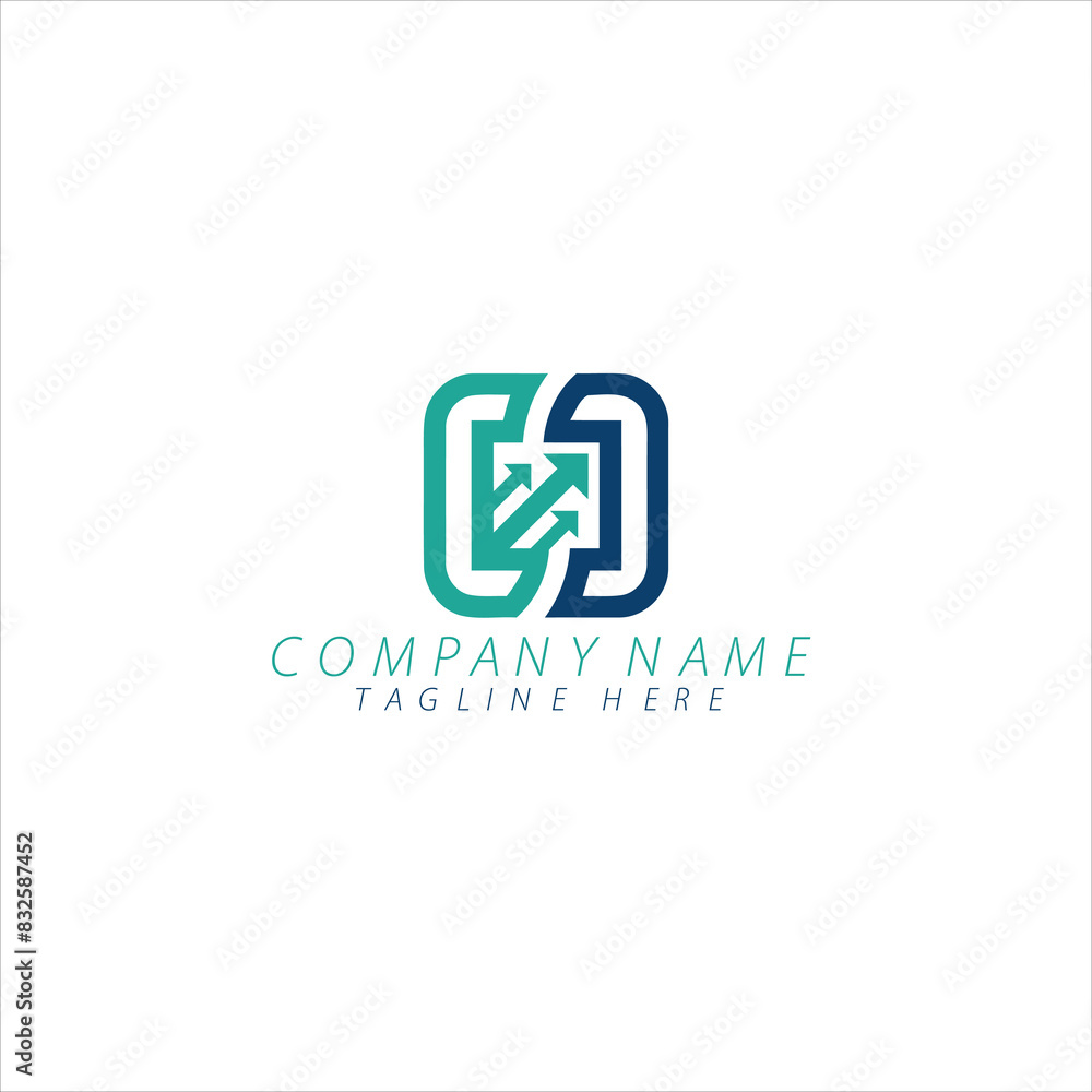 Simple Analytic Logo designs template, Business Insight logo
