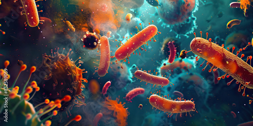 Bacterial Secretion Systems: Microscopy-based analysis of bacterial secretion systems, highlighting delivery of virulence factors photo