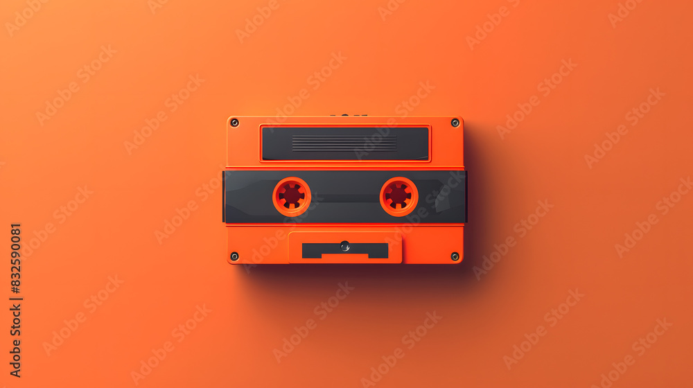 cassette music tape on pink background cassette music tape on pink background