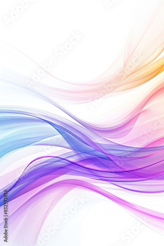 Modern Colorful Curved Background Blue Purple Wave