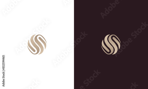  letter s abstract monogram logo design vector