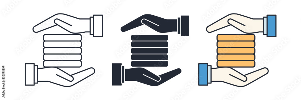 Exchange Icon theme symbol vector illustration isolated on white background Exchange Icon theme symbol vector illustration isolated on white background