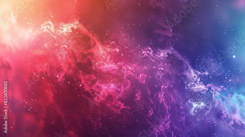 A colorful space background with a lot of stars