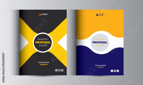 Corporate Business Proposal  Cover Design Template