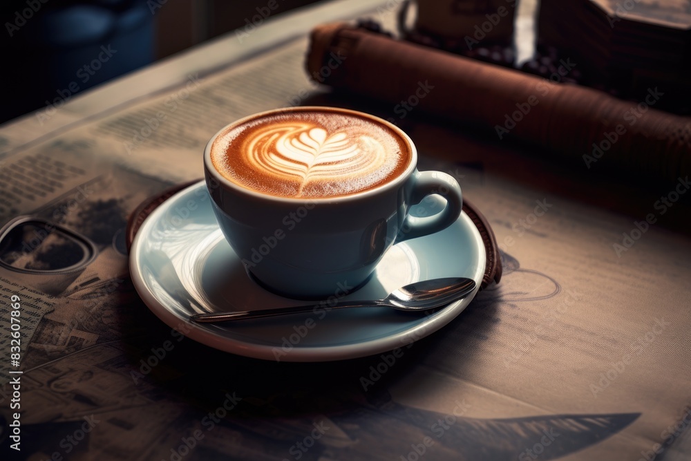 Photos of cappuccino coffee in various formats using professional Studio lighting and creating a coffee mood. Photos of cappuccino coffee in various formats using professional Studio lighting and creating a coffee mood.