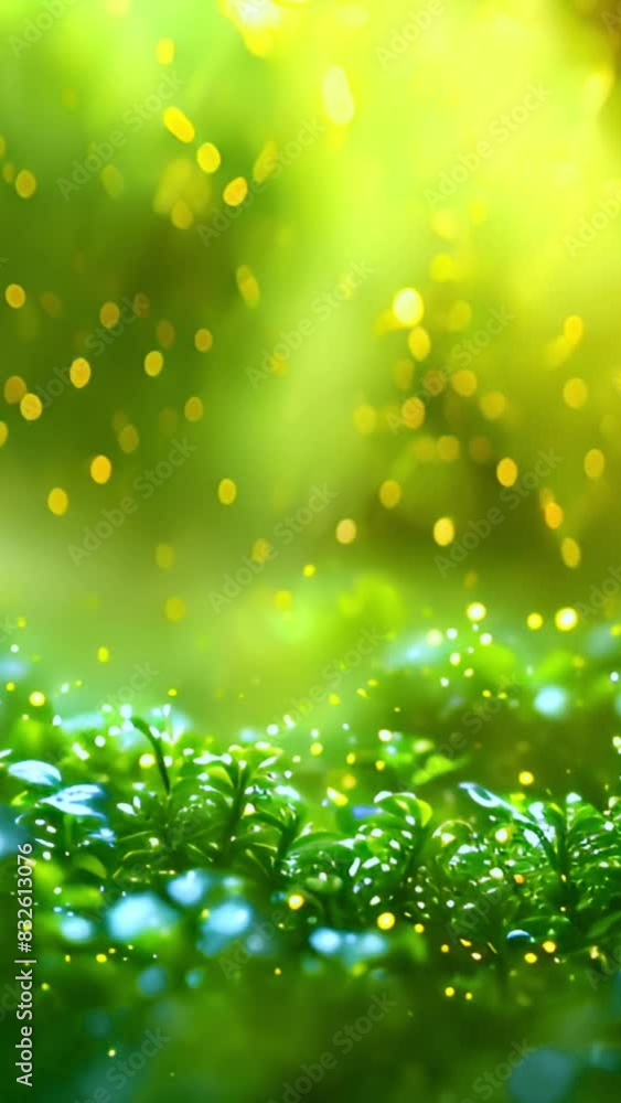 Green leaves bokeh lights background. Nature of green leaf in garden at summer. Natural green leaves plants using as spring background cover page environment ecology or greenery effect beauty 4k video Green leaves bokeh lights background. Nature of green leaf in garden at summer. Natural green leaves plants using as spring background cover page environment ecology or greenery effect beauty 4k video