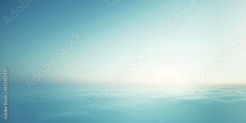Soft gradient of blue merging into light white, creating a tranquil sky effect, ideal for calming backgrounds
