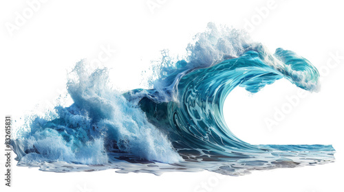 Ocean blue wave