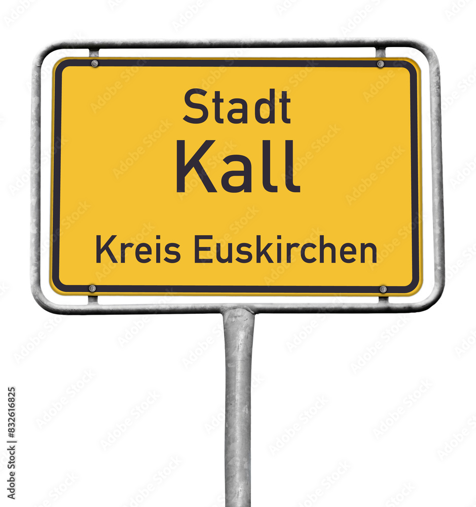 Ortstafel, Stadt Kall, Kreis Euskirchen, (Symbolbild) Ortstafel, Stadt Kall, Kreis Euskirchen, (Symbolbild)
