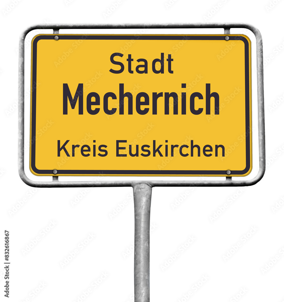 Ortstafel, Stadt Mechernich, Kreis Euskirchen, (Symbolbild) Ortstafel, Stadt Mechernich, Kreis Euskirchen, (Symbolbild)
