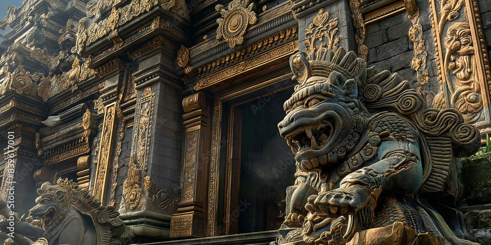 Besakih close-up  Looking at Besakih close-up you _003