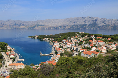 Fototapeta Naklejka Na Ścianę i Meble -  view on Povlja island Brac, Croatia