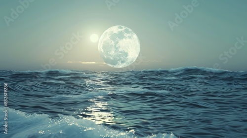 sea in moon