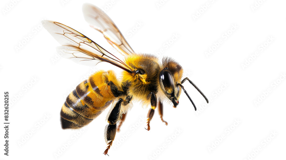 Stunning bee is flying Stunning bee is flying