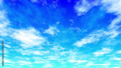 青空と流れる雲
