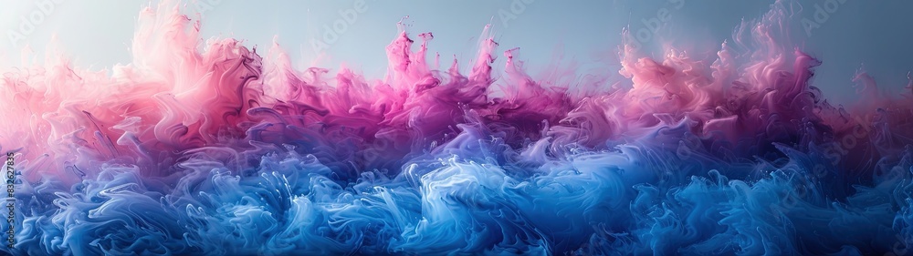 Abstract wave of blue and purple smoke. Smoke abstract background Abstract wave of blue and purple smoke. Smoke abstract background