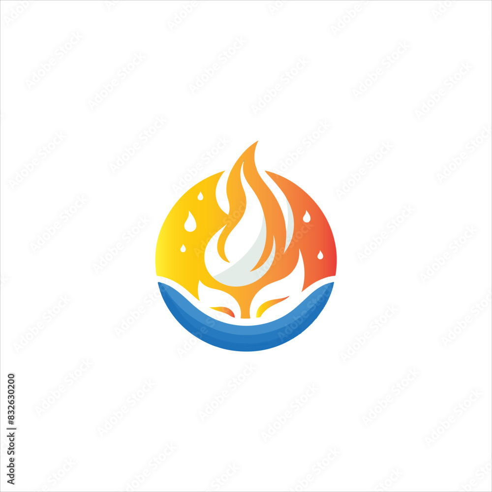 heating and cooling logo vector, hvac logo, air conditioning logo heating and cooling logo vector, hvac logo, air conditioning logo