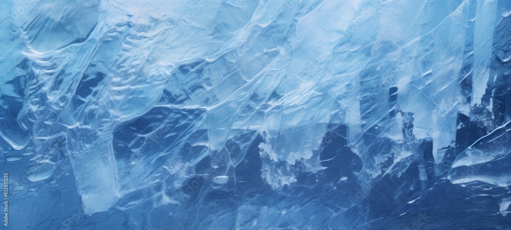 Expressive Ice Texture: A High Fidelity Abstract Artwork for Winter-Themed Designs Expressive Ice Texture: A High Fidelity Abstract Artwork for Winter-Themed Designs
