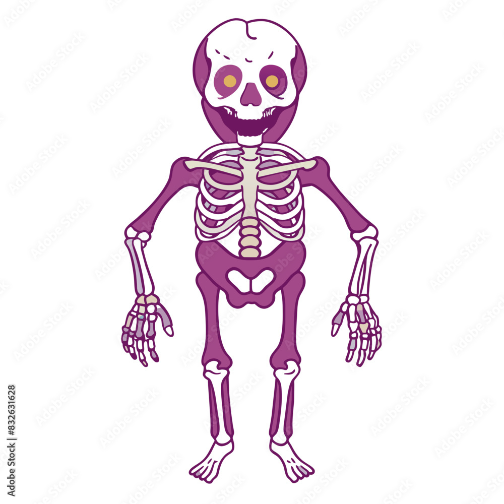 vector skeleton character art illustration vector skeleton character art illustration