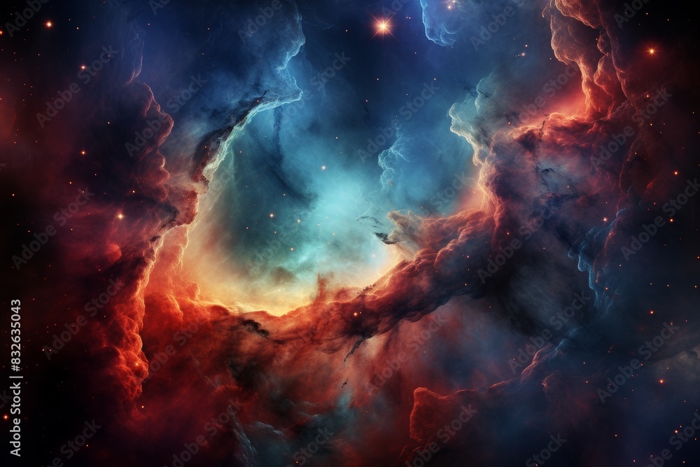 deep space nebula
