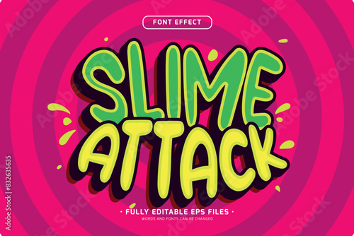 fun and vibrant color text effect inspired by novelty toys logo design