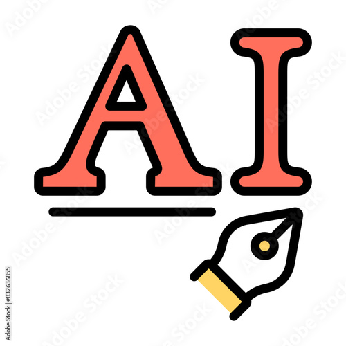 Premium download icon of adobe illustrator 

