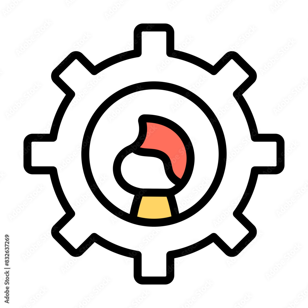 Editable design icon of art management
Editable design icon of art management