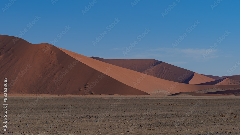 the world's largest sand dunes in Namibia, Africa, sunset colors the world's largest sand dunes in Namibia, Africa, sunset colors