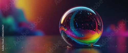 3d, circles, bubble, geometric, 3d backgrounds, round, 3d abstract, dispersion, glass, bubbles, vivit, vibrant, sphere, futuristic, reflection, prism, iridescent, soft blob, rainbow, liquid shape, hol photo
