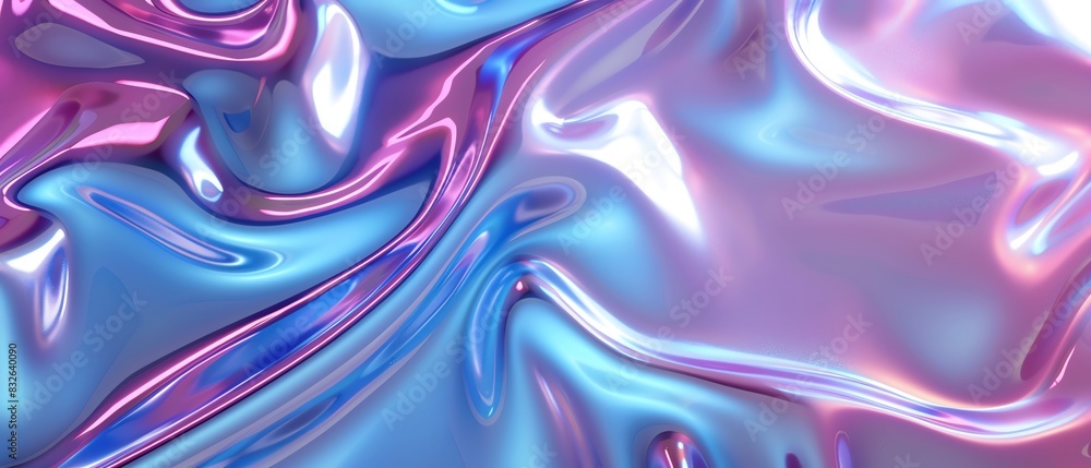 Obraz premium 3D render of Plastic Glossy 3d render texture Pbr style