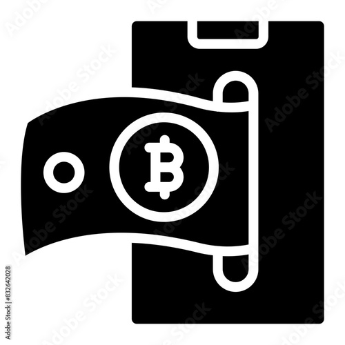 An icon design of online banking

