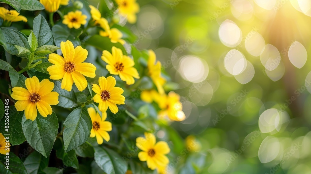Planet Earth is green with flowers and trees against a bright background. Planet Earth is green with flowers and trees against a bright background.