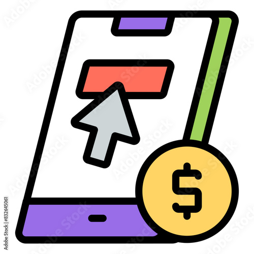 Perfect design icon of mobile payment

