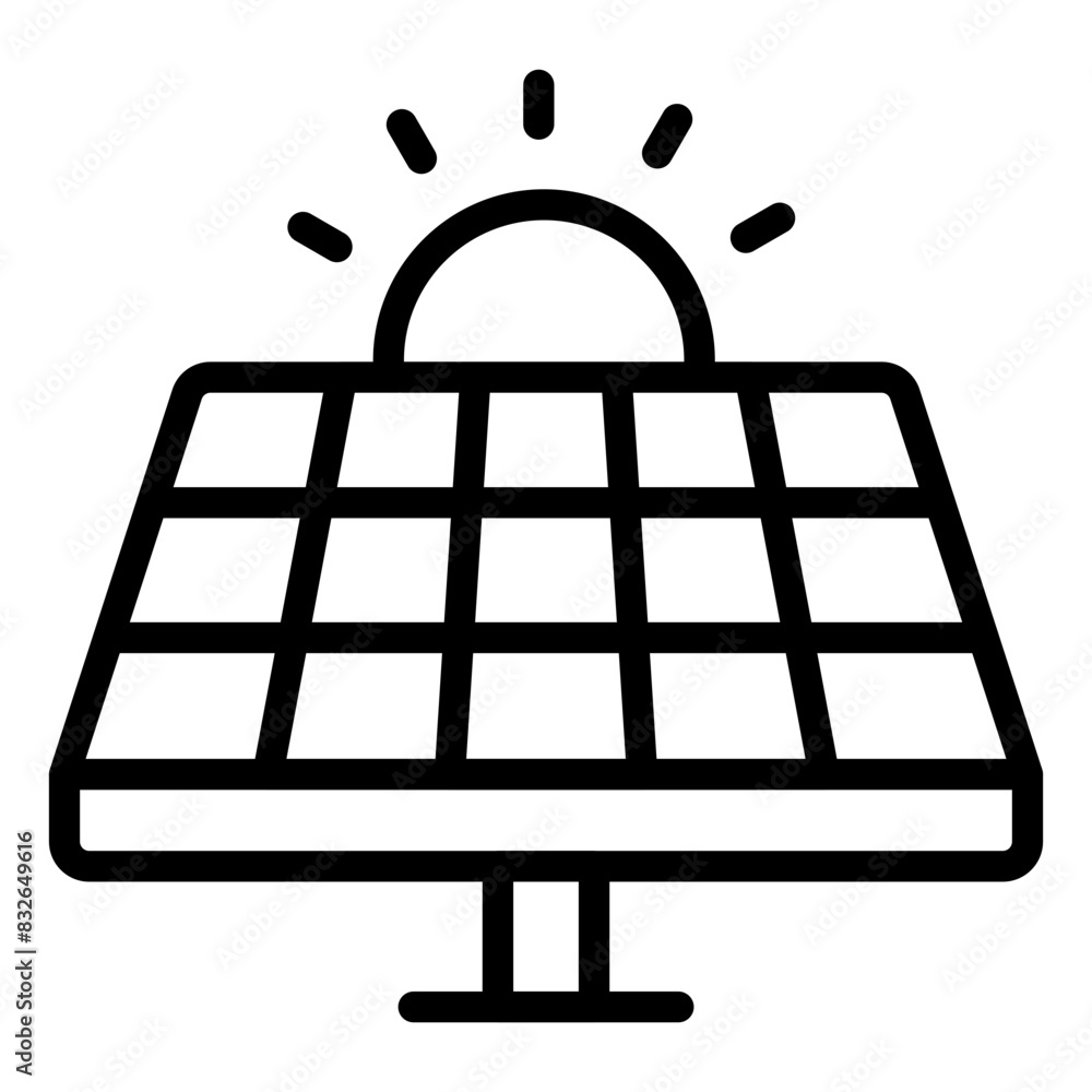Perfect design icon of solar panel
Perfect design icon of solar panel