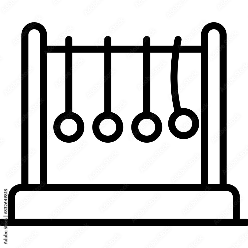 An editable design icon of newton's cradle
An editable design icon of newton's cradle