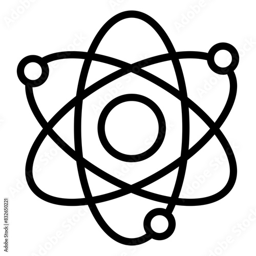 An icon design of science 
