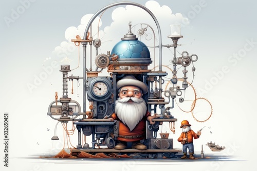 A quick-witted gnome inventor, creating ingenious gadgets and contraptions to overcome challenges. - Generative AI photo