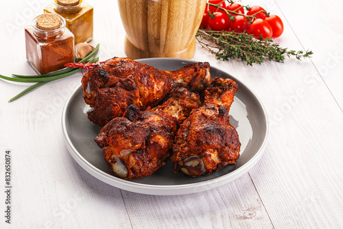 Indian tandoori turkey shoulder wing