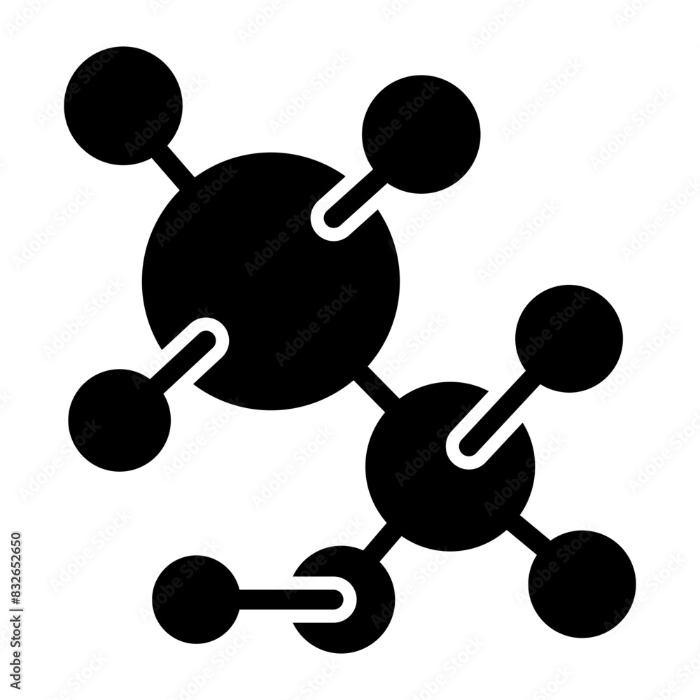 Modern design icon of topology
Modern design icon of topology