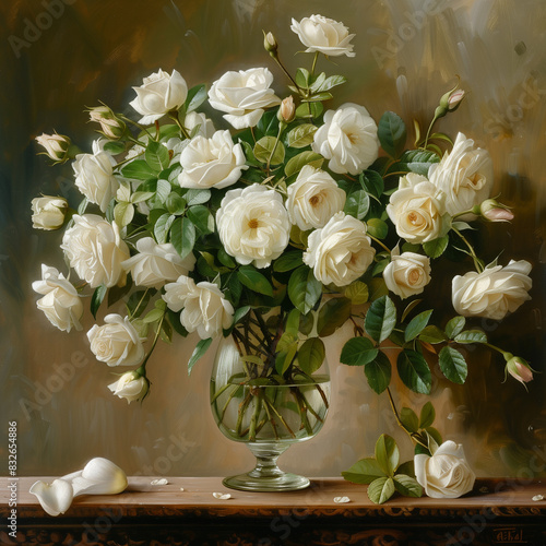 
Amidst a spectrum of colors, a vibrant bouquet of flowers captivates the senses. Delicate petals unfurl gracefully, each bloom exuding its unique fragrance