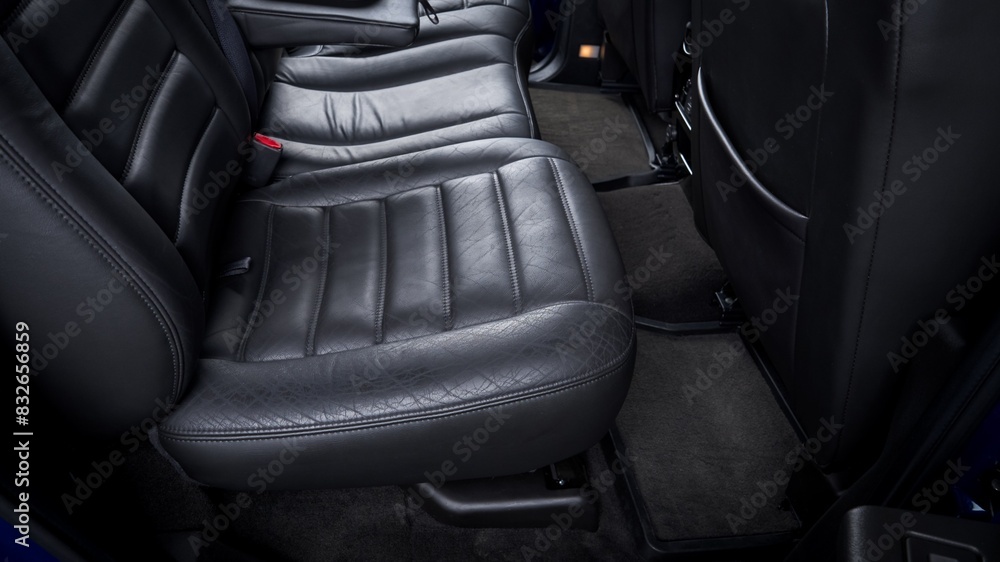 Back seat in a car Back seat in a car