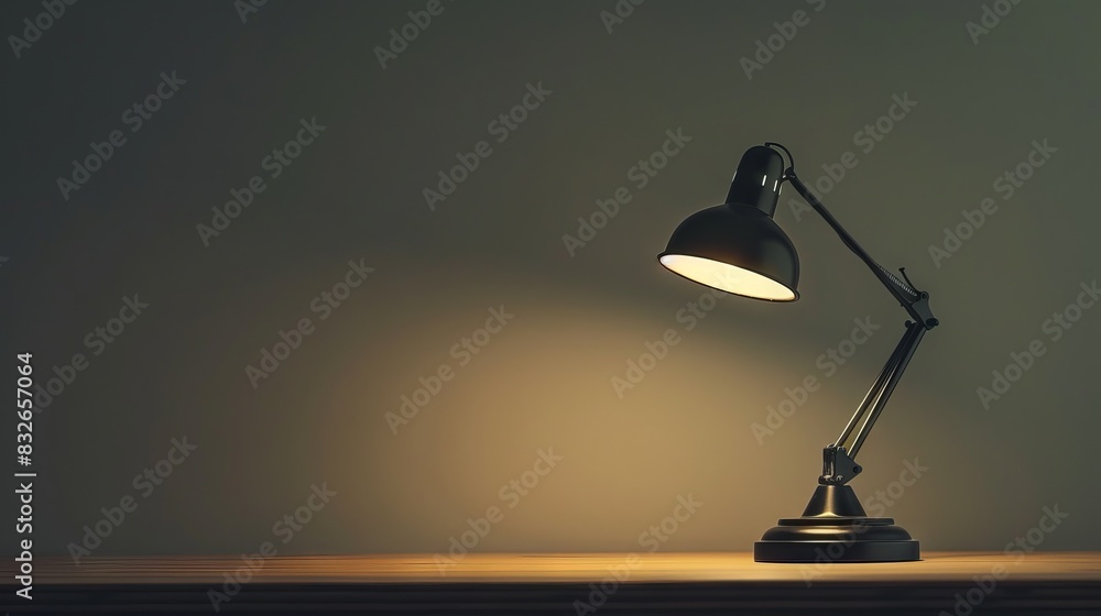 An office desk lamp concept background An office desk lamp concept background
