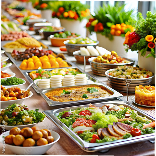 free photo catering buffet food